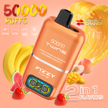 Eu Stock Fizzy Twins 50k Puff Dual Flavors