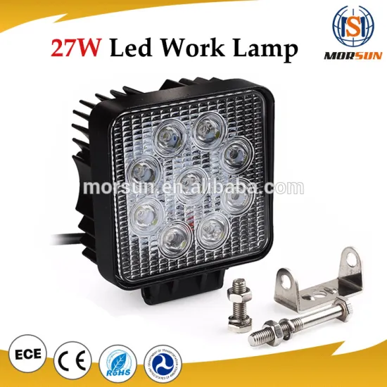4 Inch 27W LED Work Light Bar Offroad Boat Car Tractor Truck SUV ATV Flood 12V