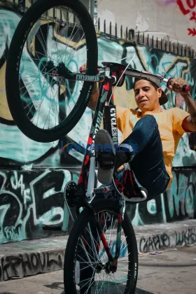 Bonding metal bicycle powder paint