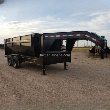 New Roll-Off Gooseneck Dump Trailer for Sale - Cargo & Utility Trailers