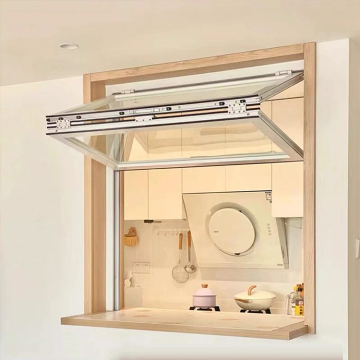 Modern Aluminium Bi-Fold Window: Soundproof, Ventilated, and Secure
