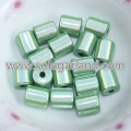 8 * 10MM acrylique cylindre miracle perles breloques 3D illusion perle