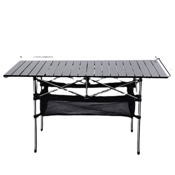 Portable Folding Aluminum Picnic Table for Camping with Storage Bag