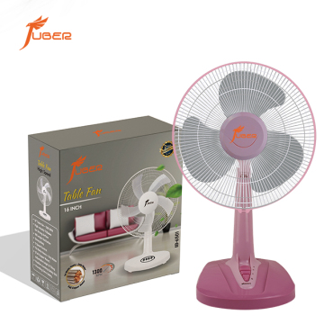 Quiemanicure Table Fan - Bladeless 16 Inch with White Grill