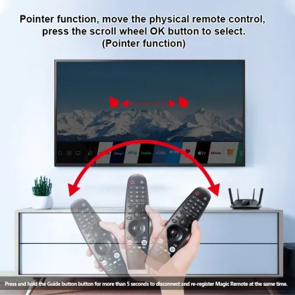 Voice Air Mouse Remote Control for LG TV 2020 OLED and NanoCell Series