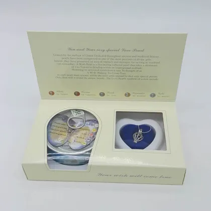 Love Pearl Jewelry Gift Necklace Color Box Set