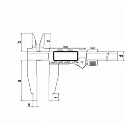 GuangLu Double Internal Claw Digital Display Caliper