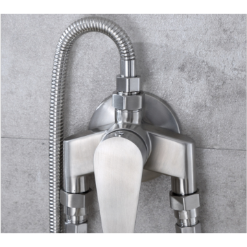 Single cold water mixer tap saving space flexible rotating neck chrome plating kitchen faucet