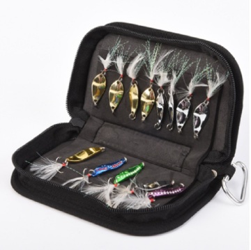 600D Oxford Cloth Portable Fishing Tackle and Lure Storage Bag