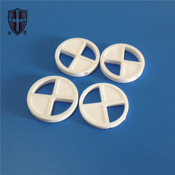 alumina ceramic circular orifice wafer disc