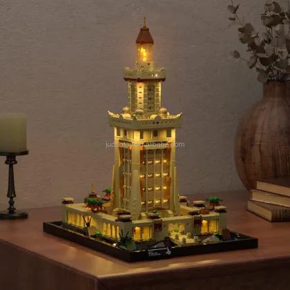 Funwhole F9008 Alexander Lighthouse: An Educational Toy Puzzle Assembly Building Block Game