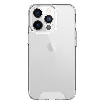 3D Metal button Space Transparent TPU phone Case