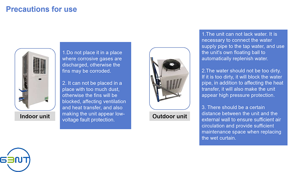 detail description 14 of evaporative air conditioning