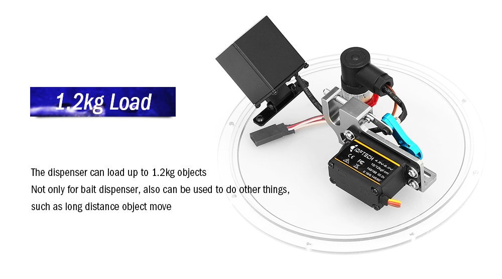 Bait Dispenser For Fishing Drone