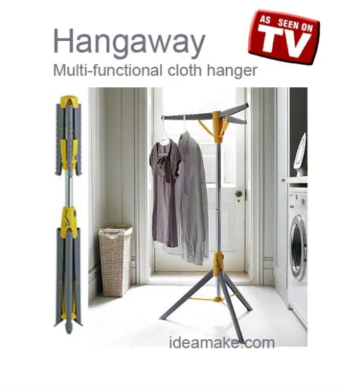 Cloth Hanger Collapsable Clothes Hangers & Extension Pole
