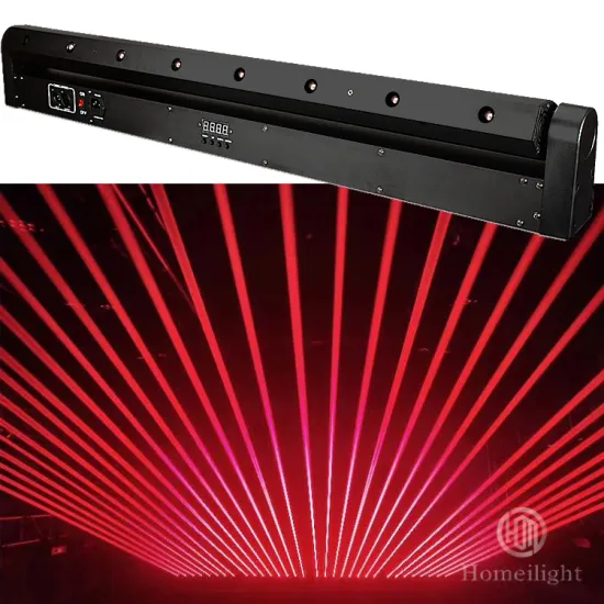 8-Eye Full Color LED Moving Bar Laser Lighting for Disco Stage and Night Club