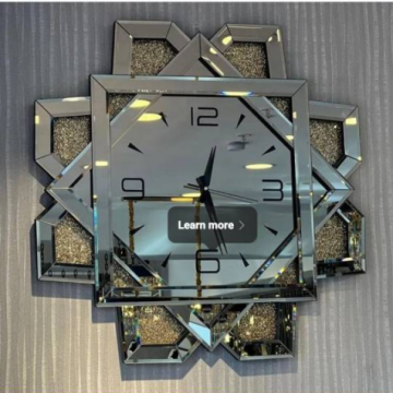 Vendita di gioco: semplice diamante piccolo design quadrato orologio decorativo