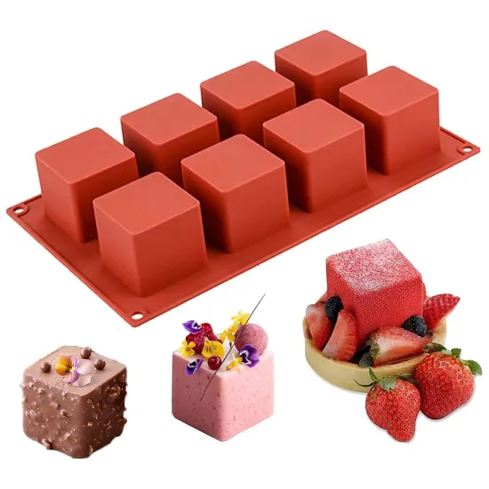 Silicone square chocolate cake Mold
