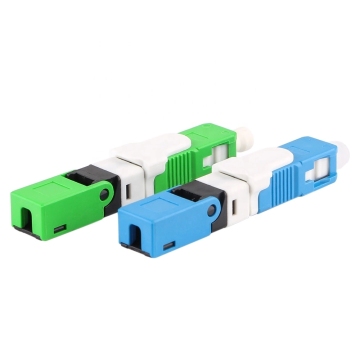 Fast Connection Single Mode FTTH Fiber Optic Connectors