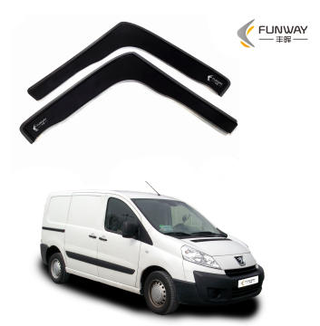 Window Visor for Peugeot Expert MK2 2007-2016 Van - Rain Guard & Vent Deflector