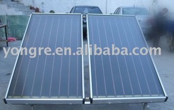 Flat panel solar collector, flat panel collector