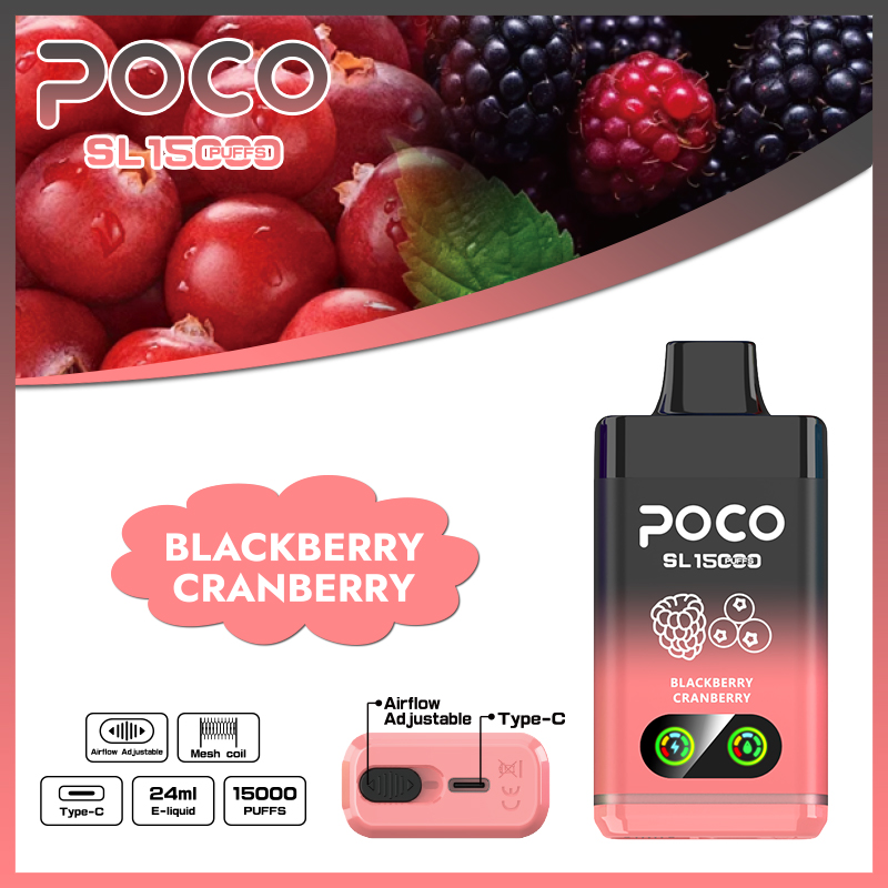 Originele POCO SL15000 Puffs wegwerpvape EU -magazijn