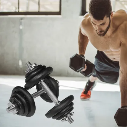 Adjustable Steel Dumbbell Sets