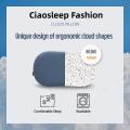 Unique Curved Design Bed Pillow Ciaosleep Cloud-Shaped Sleeping Bed Pillow Manufactory