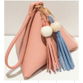 Zipper Purse Korean-style Portable Mini Pink Wallet Factory