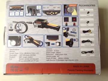 Portable Hand Held Wifi Telescope Industrial Endoscopes With 3.5 In Color Lcd