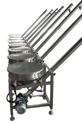 Heated Mini Slurry ZEDA Grain Green Coffee Inclined Spiral Screw Auger Feeder Conveyor Machine with Hopper for Powder Sale