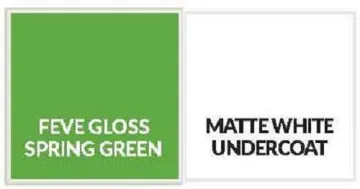 Feve Gloss Spring Green Aluminium Sheet