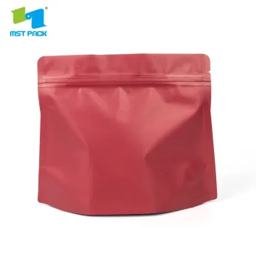 Diamond Pocket Zipper Doypack Coffee Stand Up Pouch