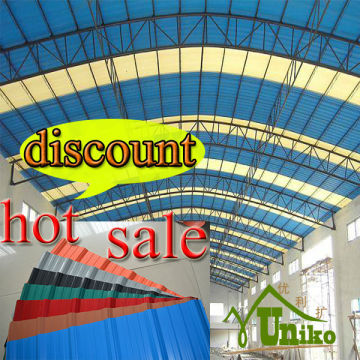 uv-protected durable plastic board for roofing covering