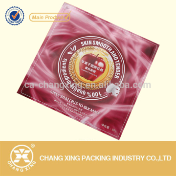 Eco-friendly Heat Seal Aluminum Foil Cosmetics Packaging Pouches Bag/ Facial Mask Packaging Bag
