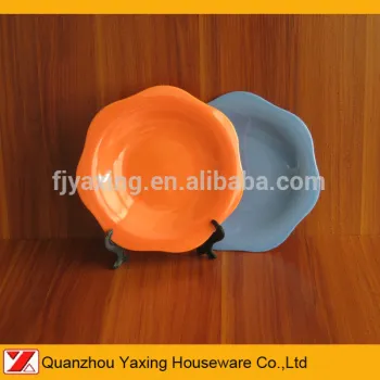 YAXING 8" melamine Flower shape plate