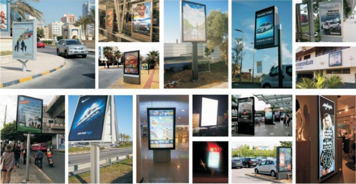 Street digital LED Videowall