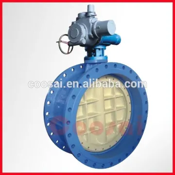 China manufacturer double flange price butterfly valve