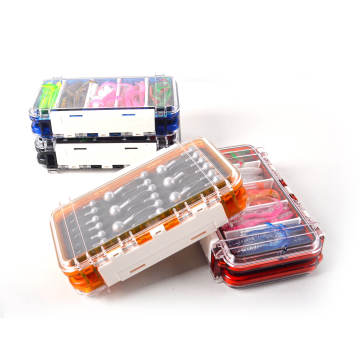 Multifunctional Fishing Lure Storage Box: Double Sided Layer Lead Head Hooks & Soft Baits