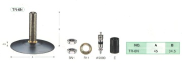 Tube Valves Motorcycle Rubber Covered Tube Valves