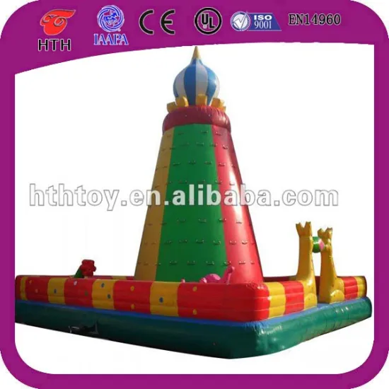 Commrical grade inflatable kids rock climbing wall ,inflatable mountain climbing wall for sale
