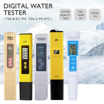 LCD Display Accuracy 0.01ph Digital PH Meter Tester TDS Meter Pen 0-14PH/0-9990PPM for Drinking/Food/Lab PH Water Purity Monitor