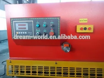 Hydraulic Swing Beam shearing machine , sheet metal cutting machinery tool