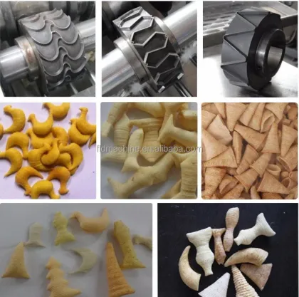 Frying Corn Snacks Production Line: Doritos Chips and Pellet Making Machine