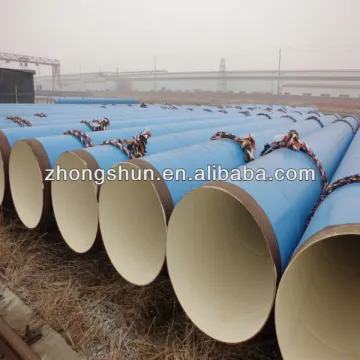 SSAW-EN10217 P265steel pipe with3PP coating