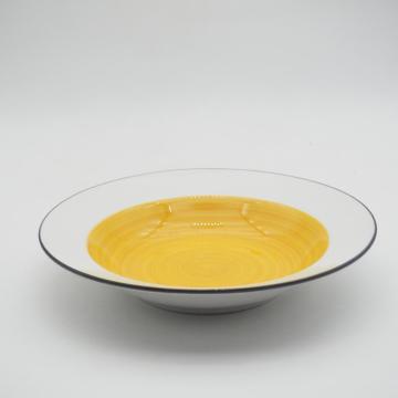 Современный фарфоровый ужин набор керамическая посуда для ландшафта