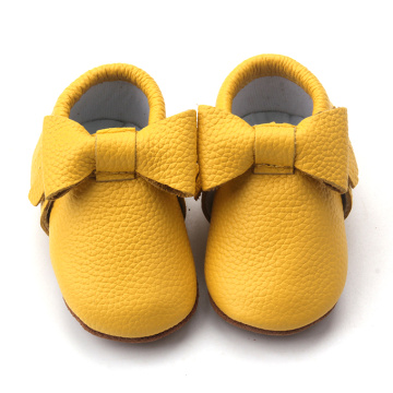 Zapatos de cuero Venta a granel Ingler zapatos para niños pequeños bebé