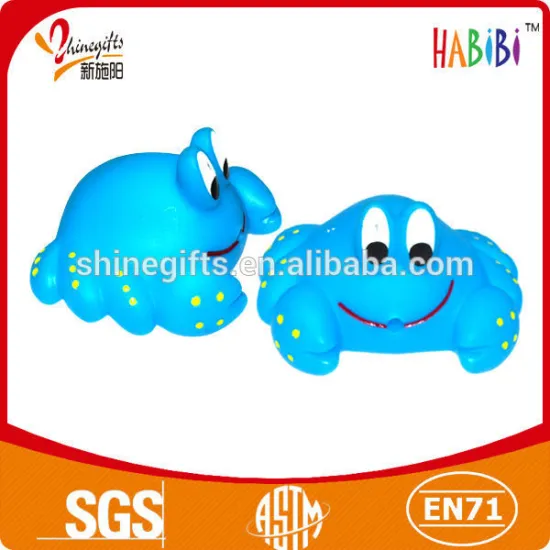 promotion crab vinyl toy for kids