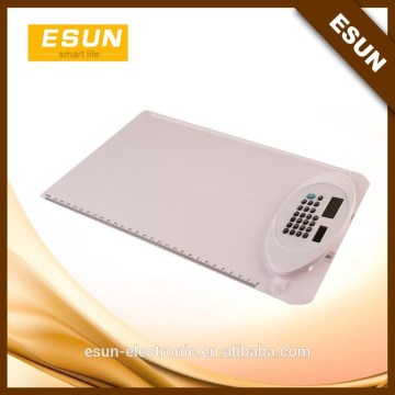 Unique design office school easily use solar power digital calculator with clipboard/2015 clipboard calculator