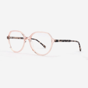 Angular Round Acetate Femal Optical Frames